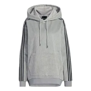 adidas originals x IVY PARK Crossover Side Stripe Loose Pullover Gray Sweatshirt