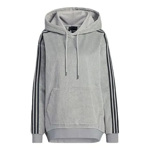 adidas originals x IVY PARK Crossover Side Stripe Loose Pullover Gray Sweatshirt