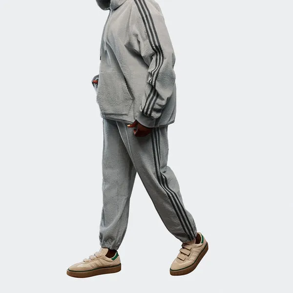 adidas originals x IVY PARK Crossover Side Stripe Loose Pullover Gray Sweatshirt