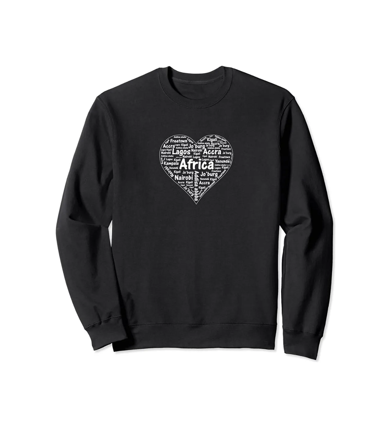 African love Pullover Sweatshirt by Berts