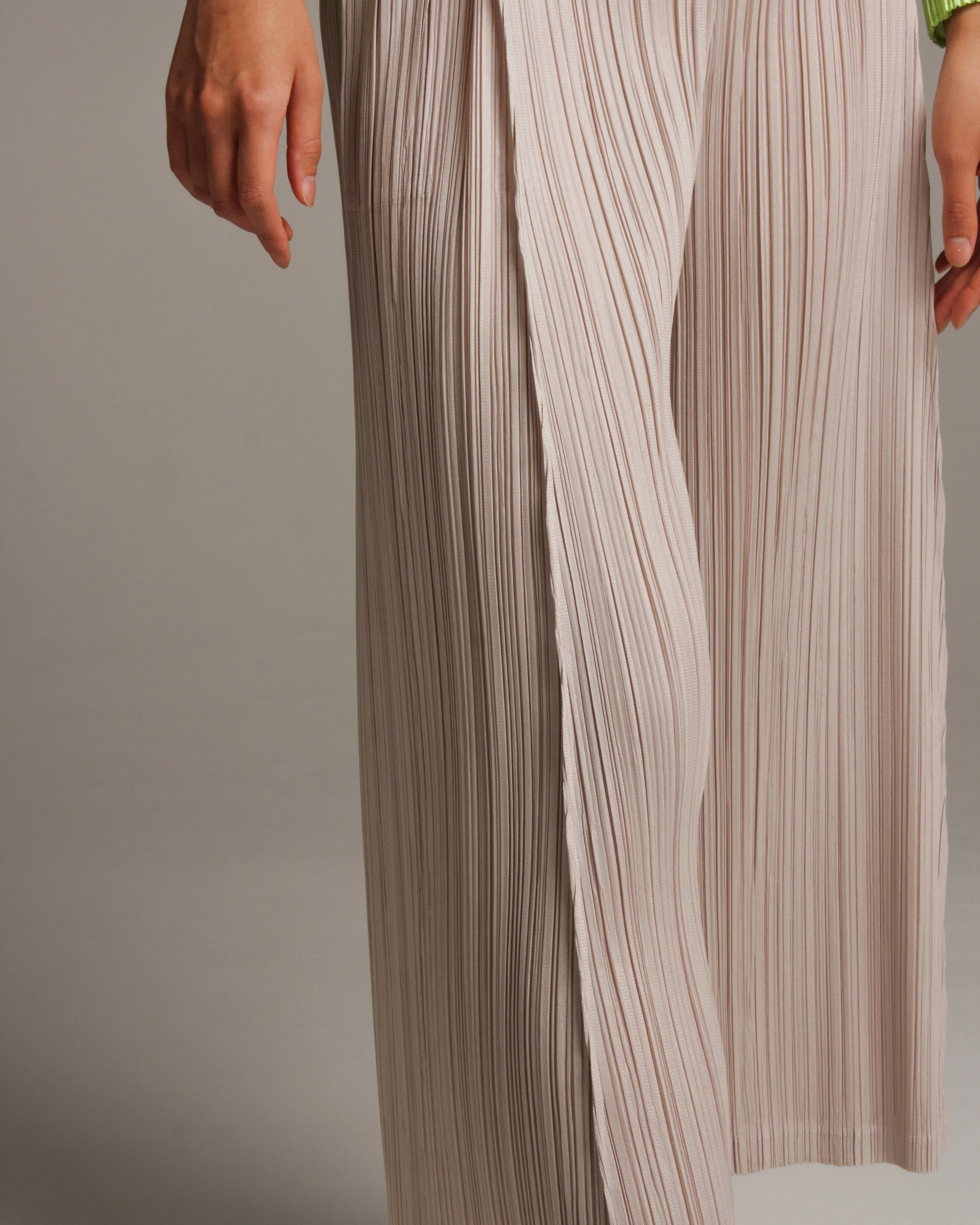 Beige Blow Pant