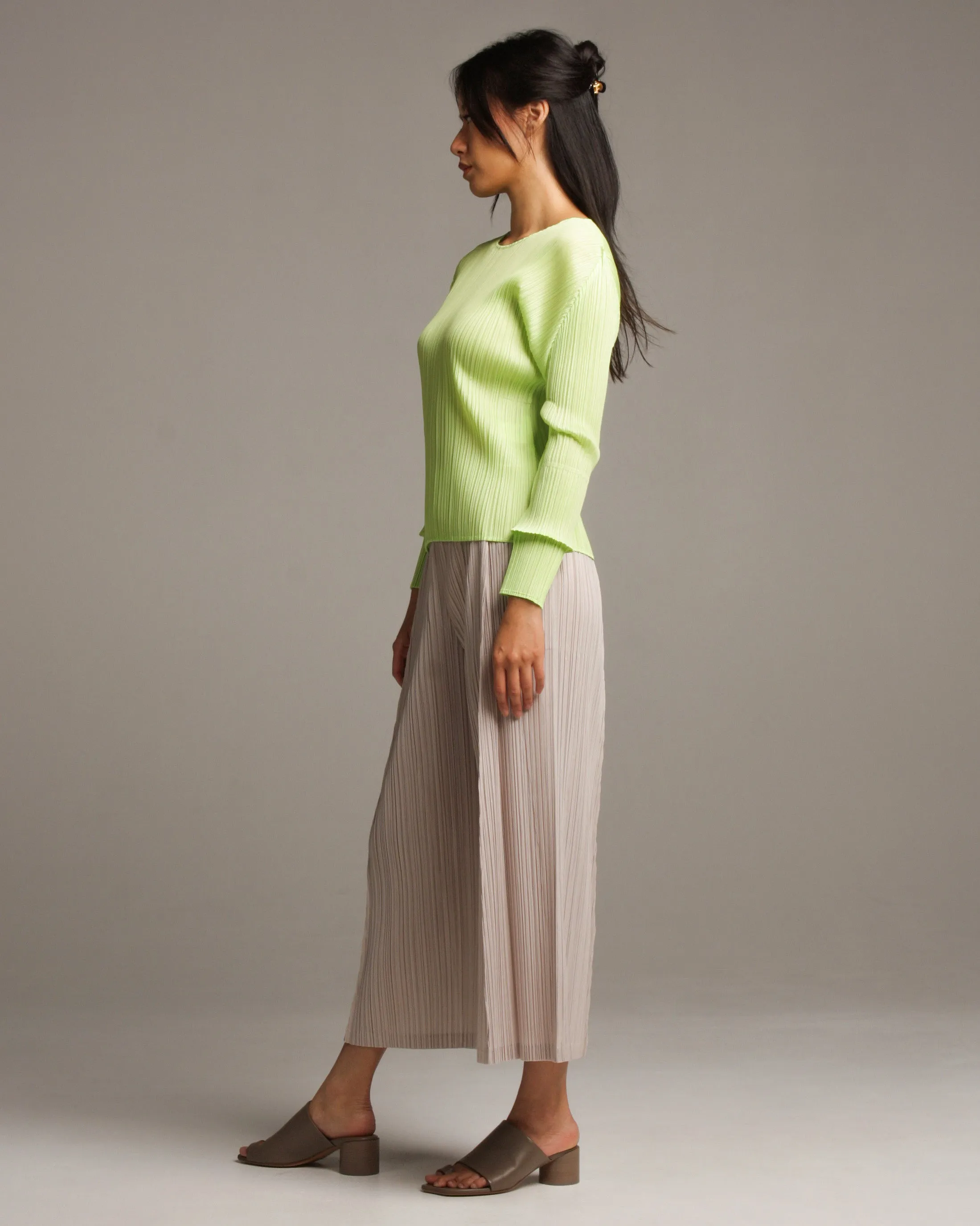 Beige Blow Pant