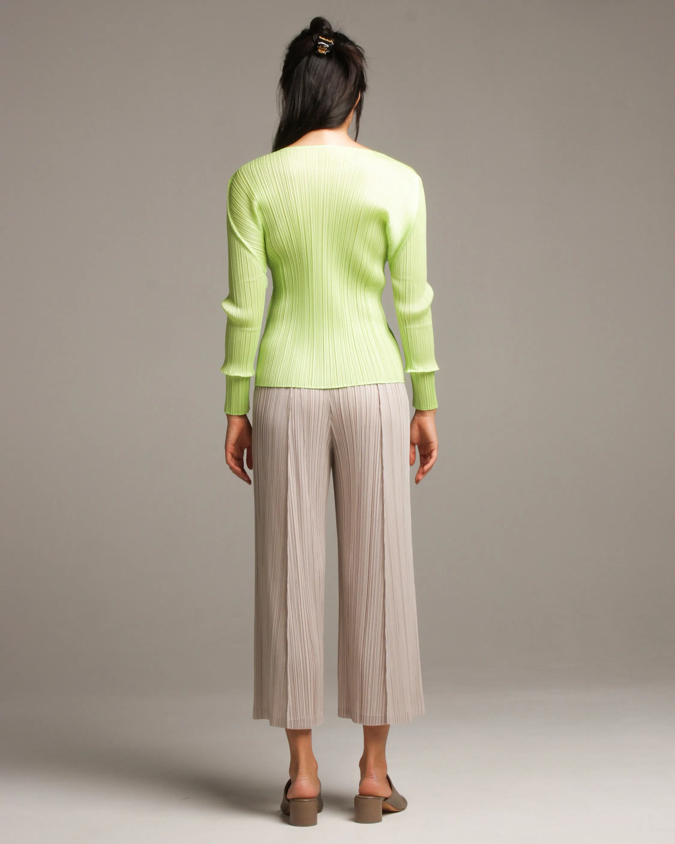 Beige Blow Pant