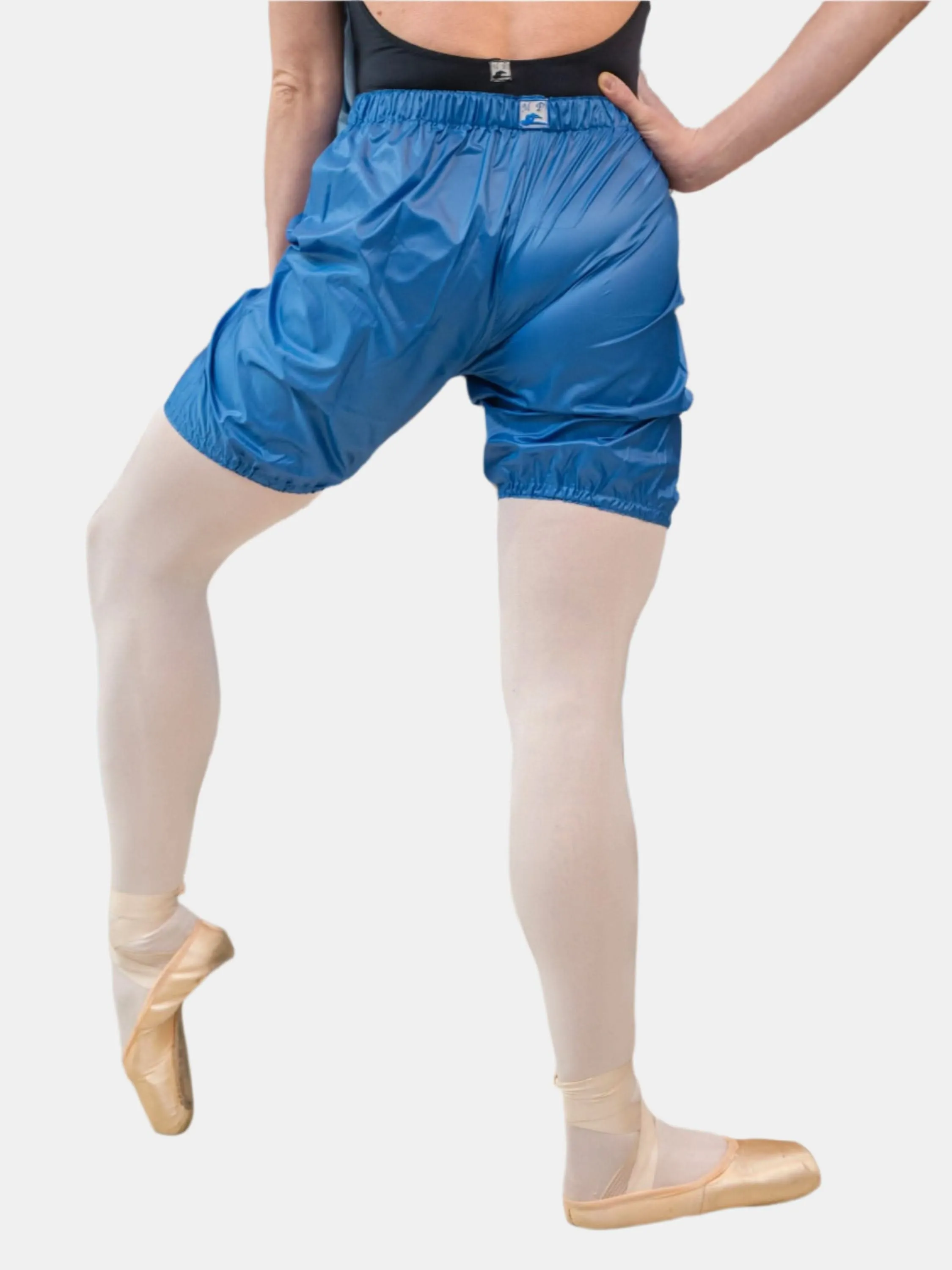 Bright Blue Dance Trash Bag Shorts MP5006