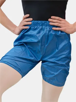 Bright Blue Dance Trash Bag Shorts MP5006