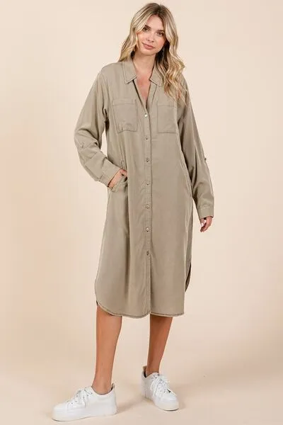 Button Down Shirt Dress