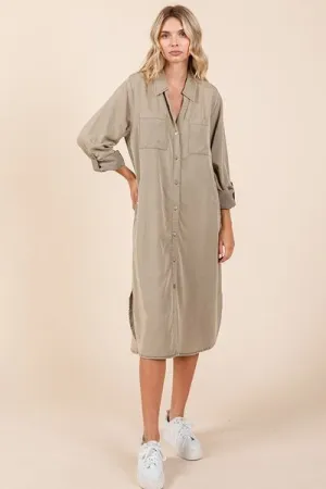 Button Down Shirt Dress