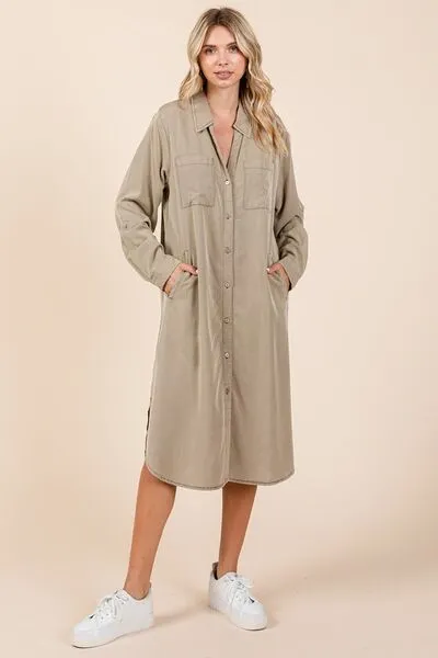 Button Down Shirt Dress