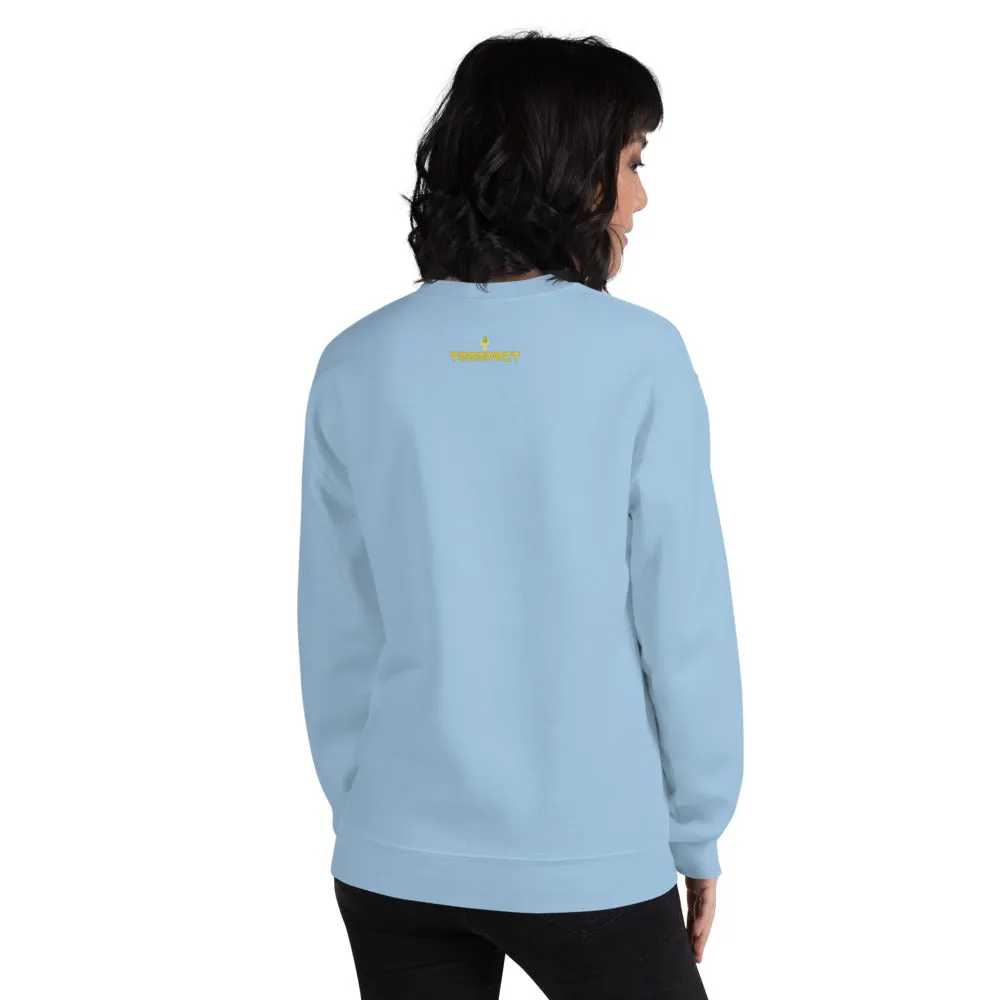 Cat Face Meow Warm, Soft Feel, Pre-Shrunk Classic Fit Crew Neck Sweatshirt