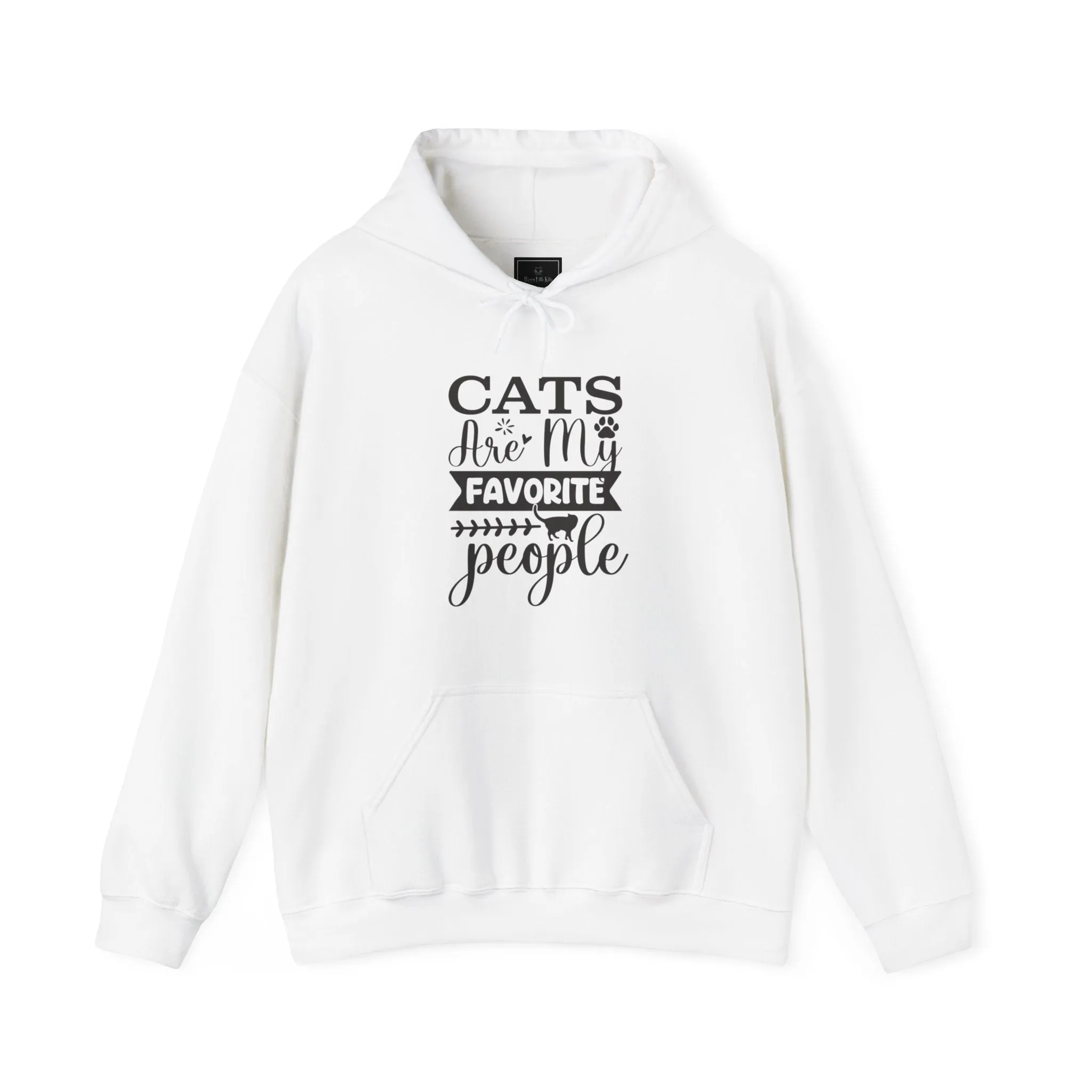 Cats Are My Favorite People Hooded Sweatshirt