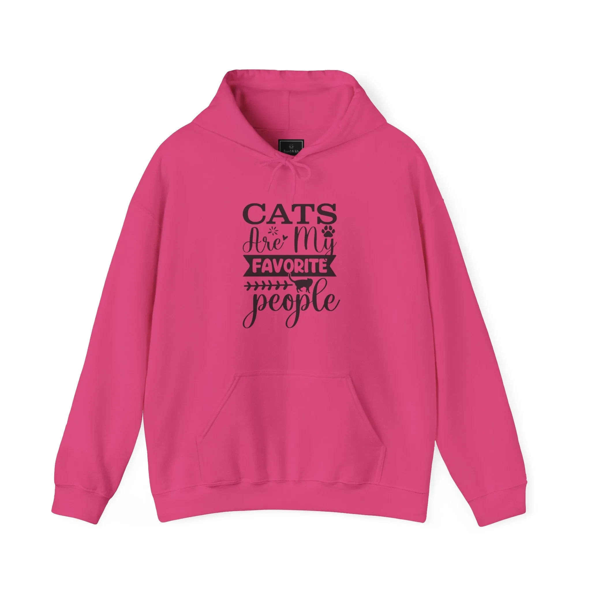 Cats Are My Favorite People Hooded Sweatshirt