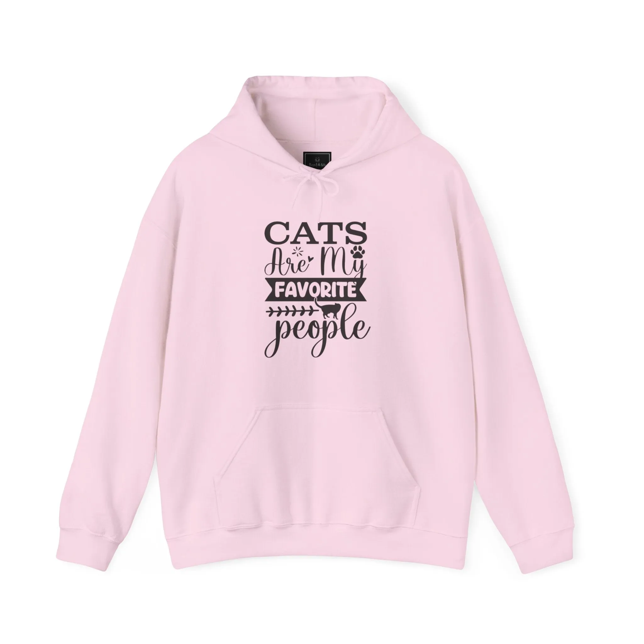 Cats Are My Favorite People Hooded Sweatshirt