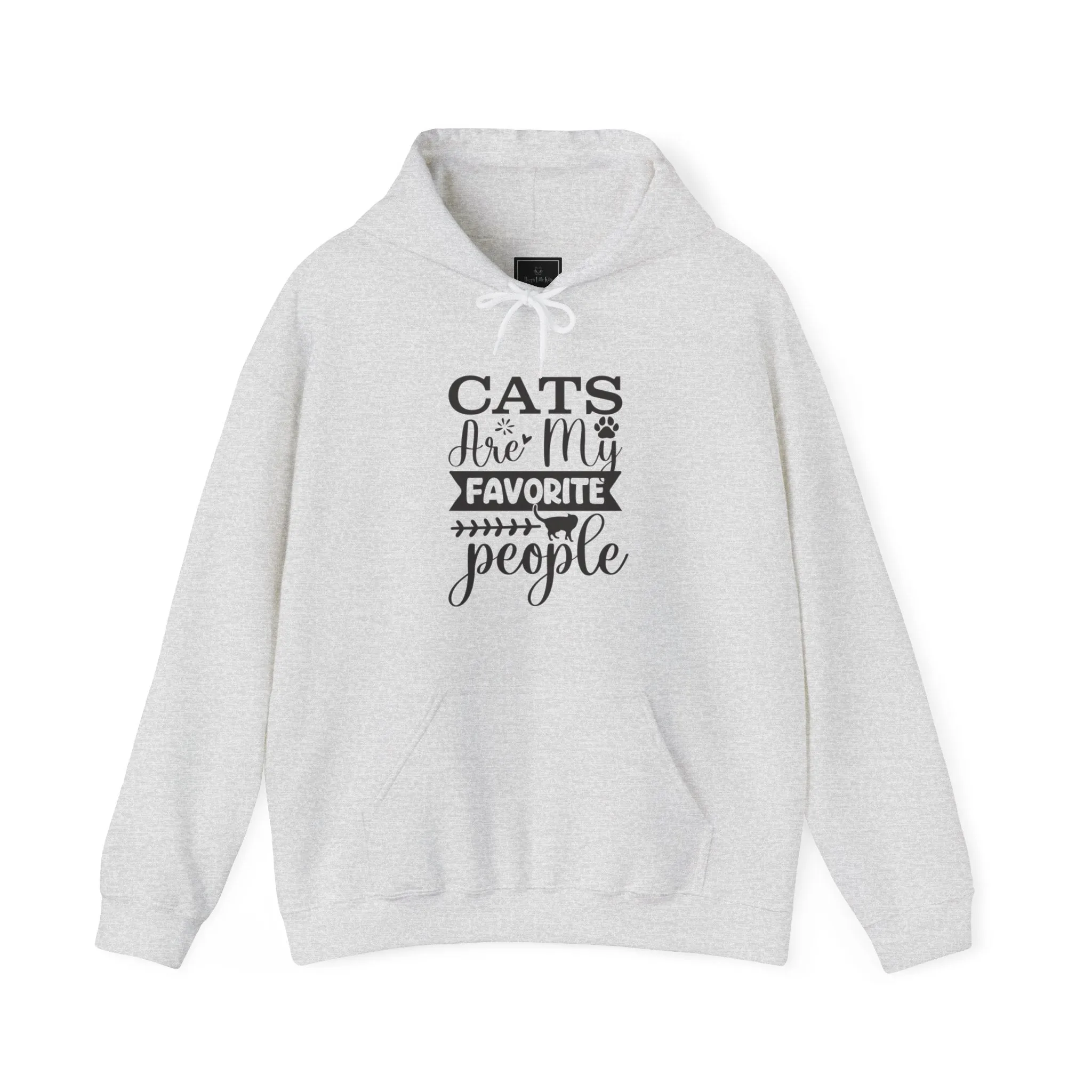 Cats Are My Favorite People Hooded Sweatshirt