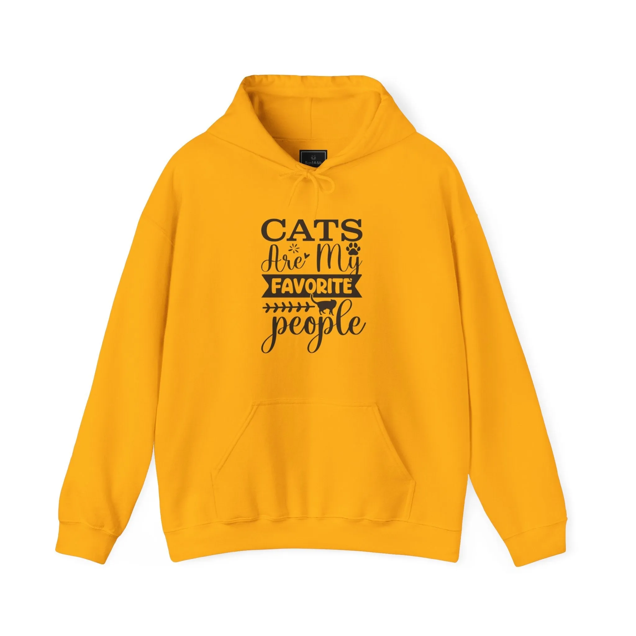 Cats Are My Favorite People Hooded Sweatshirt