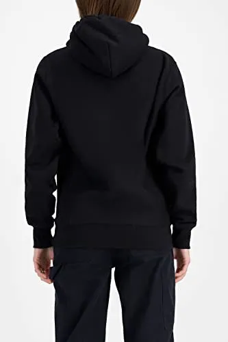 Champion mens Pullover Hoodie, Reverse Weave Pullover Hooded Sweatshirt for Men, Best Comfortable Hoodies Men, Left Chest C Hoody, Black-y06145, Large US