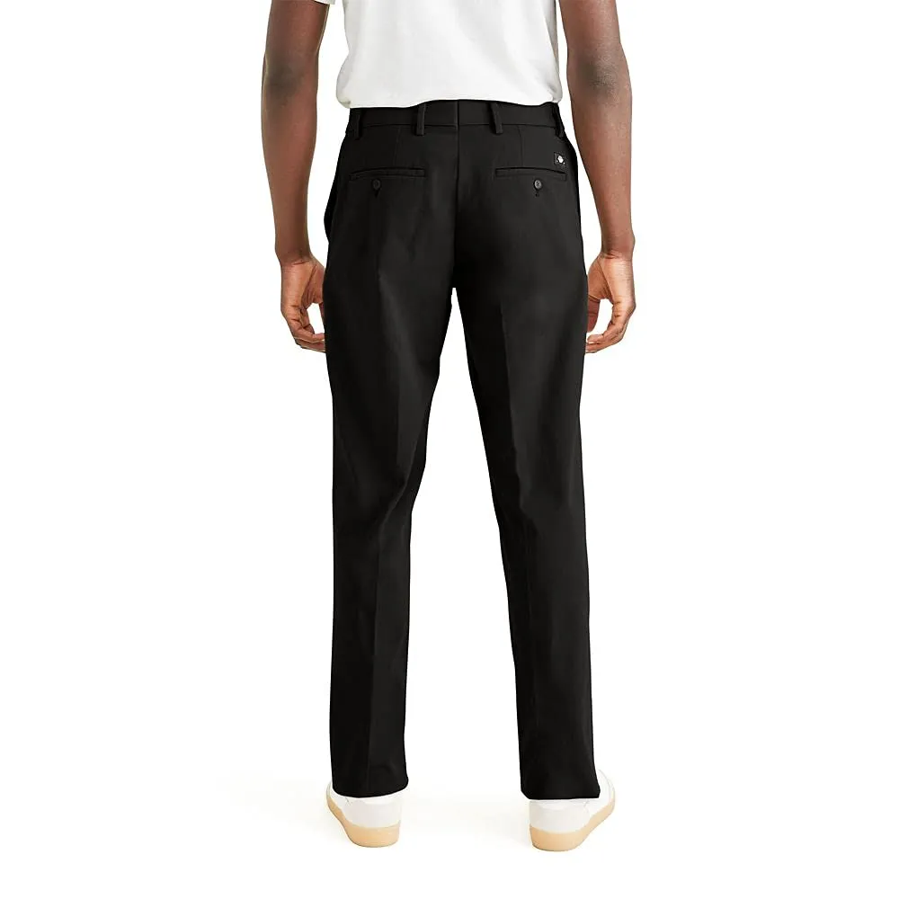 Dockers Men's City Trouser Classic Fit Smart 360 Tech Pants, Mineral Black, 34W x 34L
