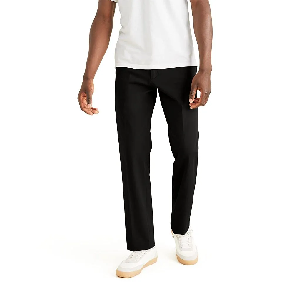 Dockers Men's City Trouser Classic Fit Smart 360 Tech Pants, Mineral Black, 34W x 34L