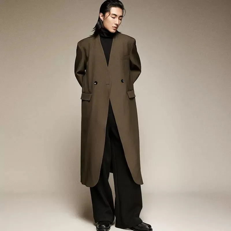 Elegant Double-Breasted Coat