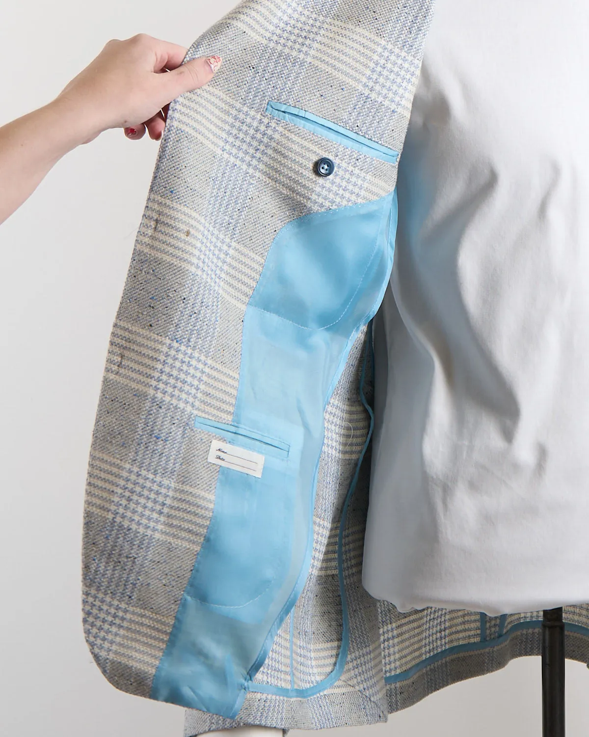 Elegant Summer Check Jacket