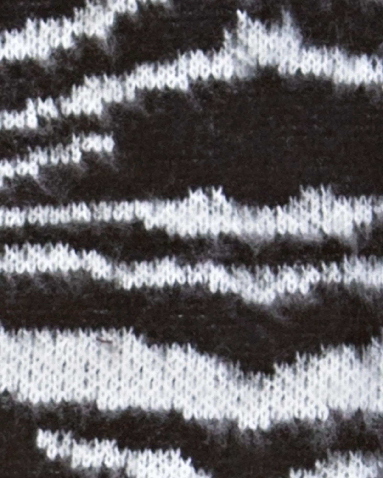 Ellery Open Sweater Cardigan | Black / White