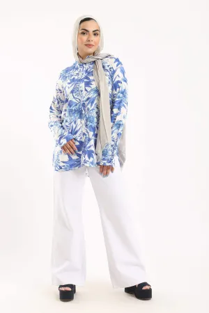 Flowery Printed Shirt