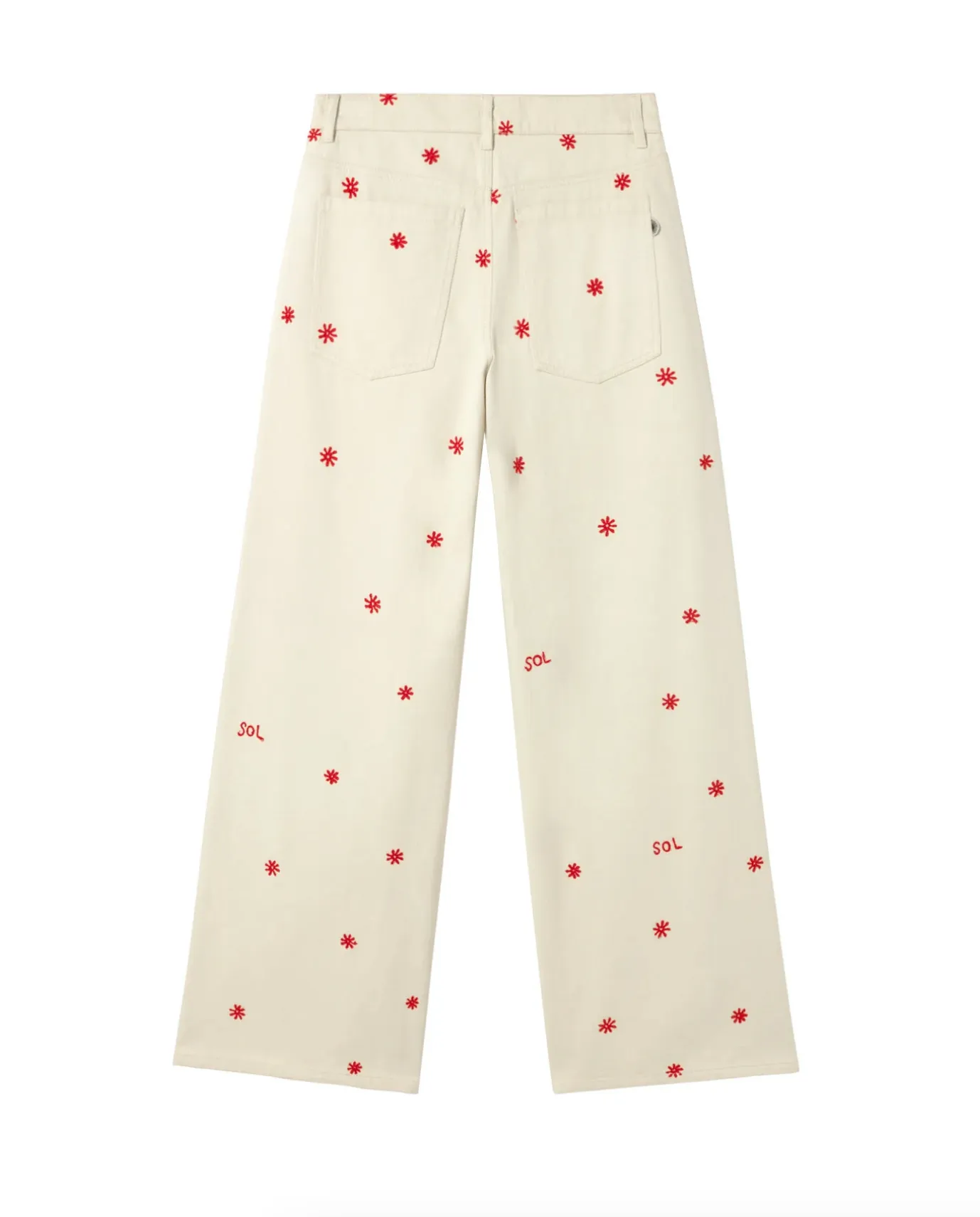 Hand Embroidered Hedda Pants | Thinking Mu