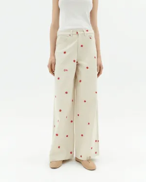 Hand Embroidered Hedda Pants | Thinking Mu
