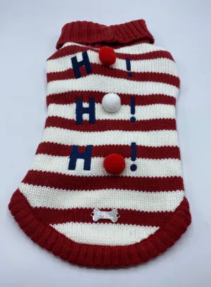 HO HO HO Dog Sweater