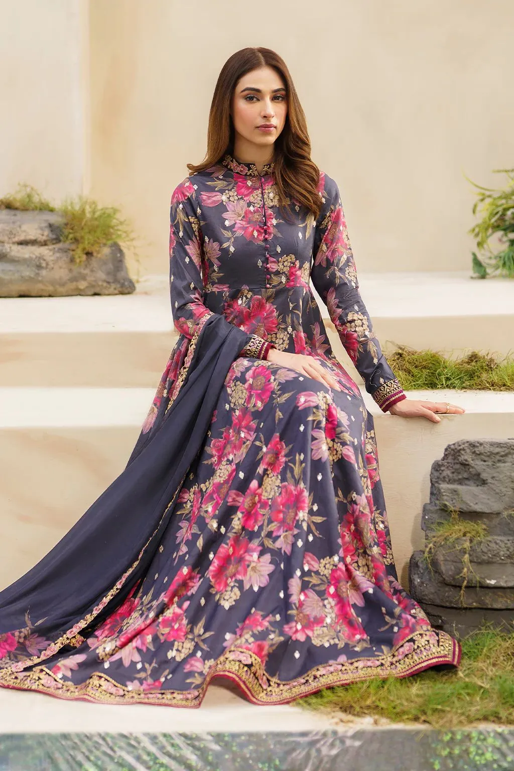 IZNIK FESTIVE LAWN SFL12