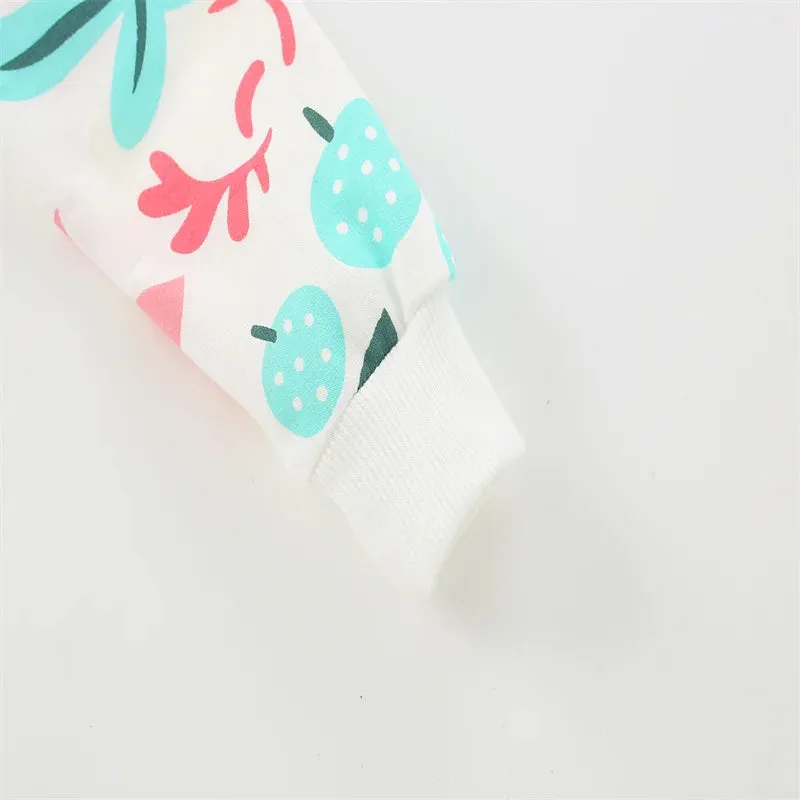 Kids Apples Print Girls Boys Sweatshirts for Winter