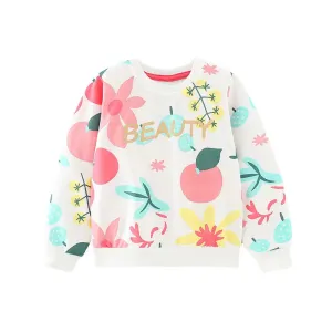 Kids Apples Print Girls Boys Sweatshirts for Winter