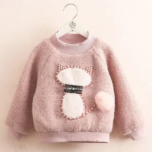 Kids Pullover Sweatshirts Pearl Cartoon