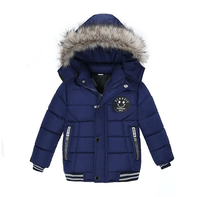 Kids Toddler Boys Jacket Coat Hooded Jackets For Children