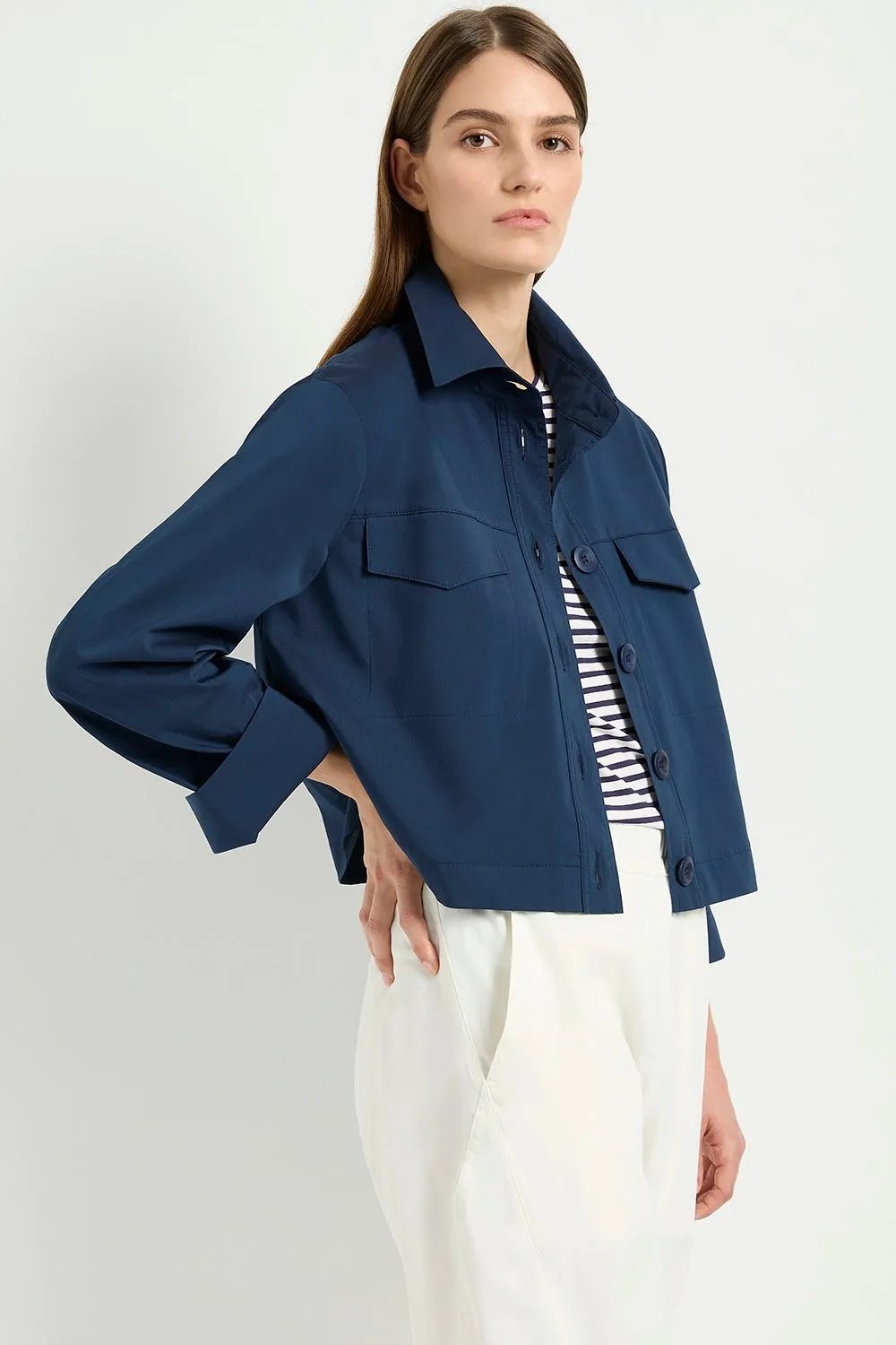 Mela Purdie Trunk Jacket in Sapphire F65 4149