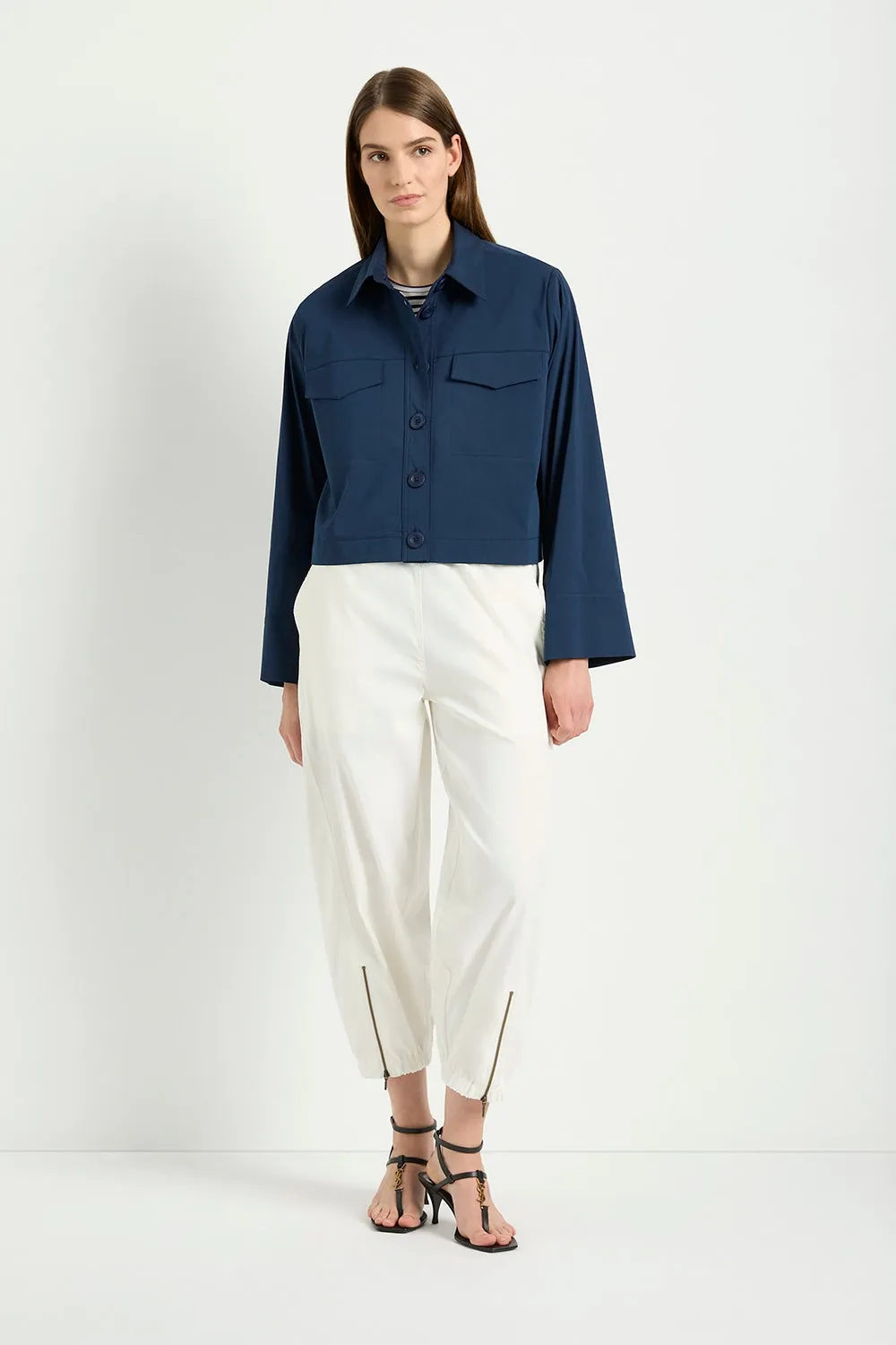 Mela Purdie Trunk Jacket in Sapphire F65 4149