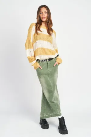 Mellow Distressed Knit Sweater