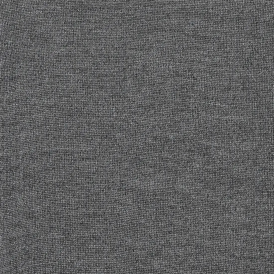 Men Grey Contemporary Fit Solid Wool Blend Full Sleeve Crew Neck Collar Sweaters