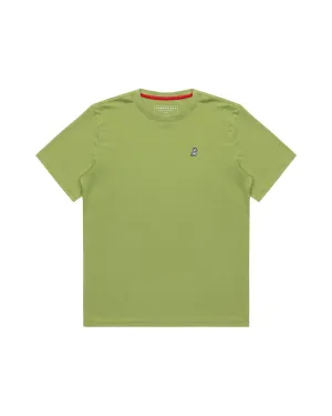 Mens Crew Neck Jersey T-shirt - Spinach Green A11