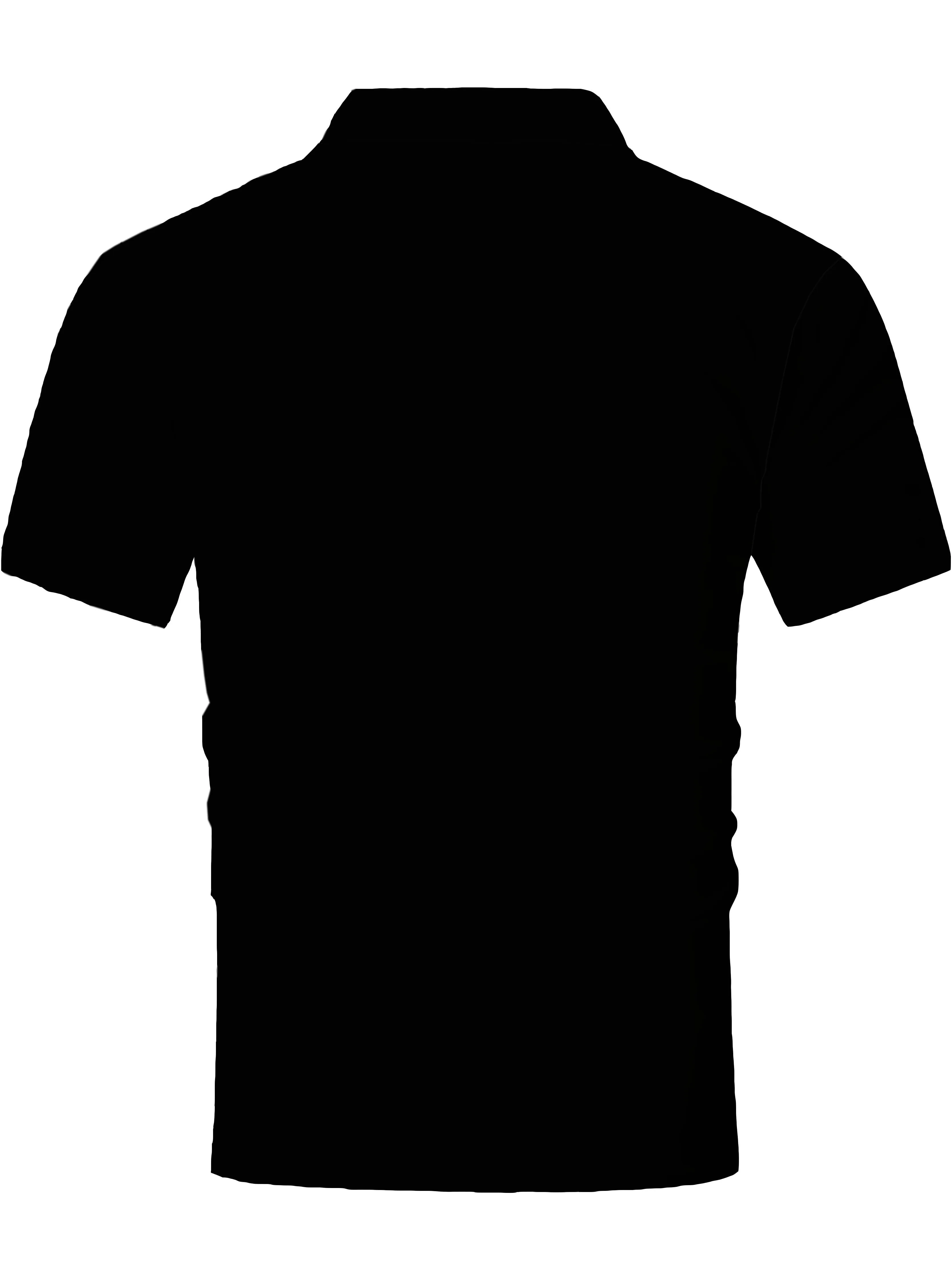 Mens Stylish Alphabet Print Golf Shirt  Breathable Short Sleeve