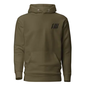 Minimal Military Green Hoodie