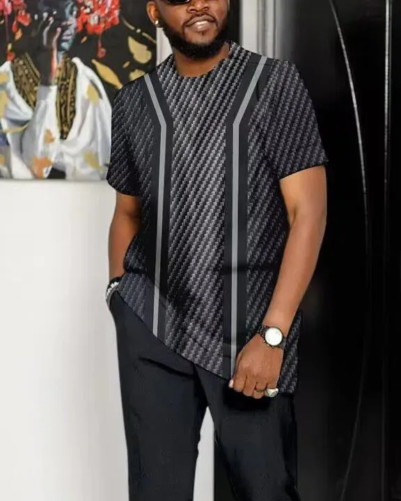 Mondrian Inspired 2-Piece Men's Set