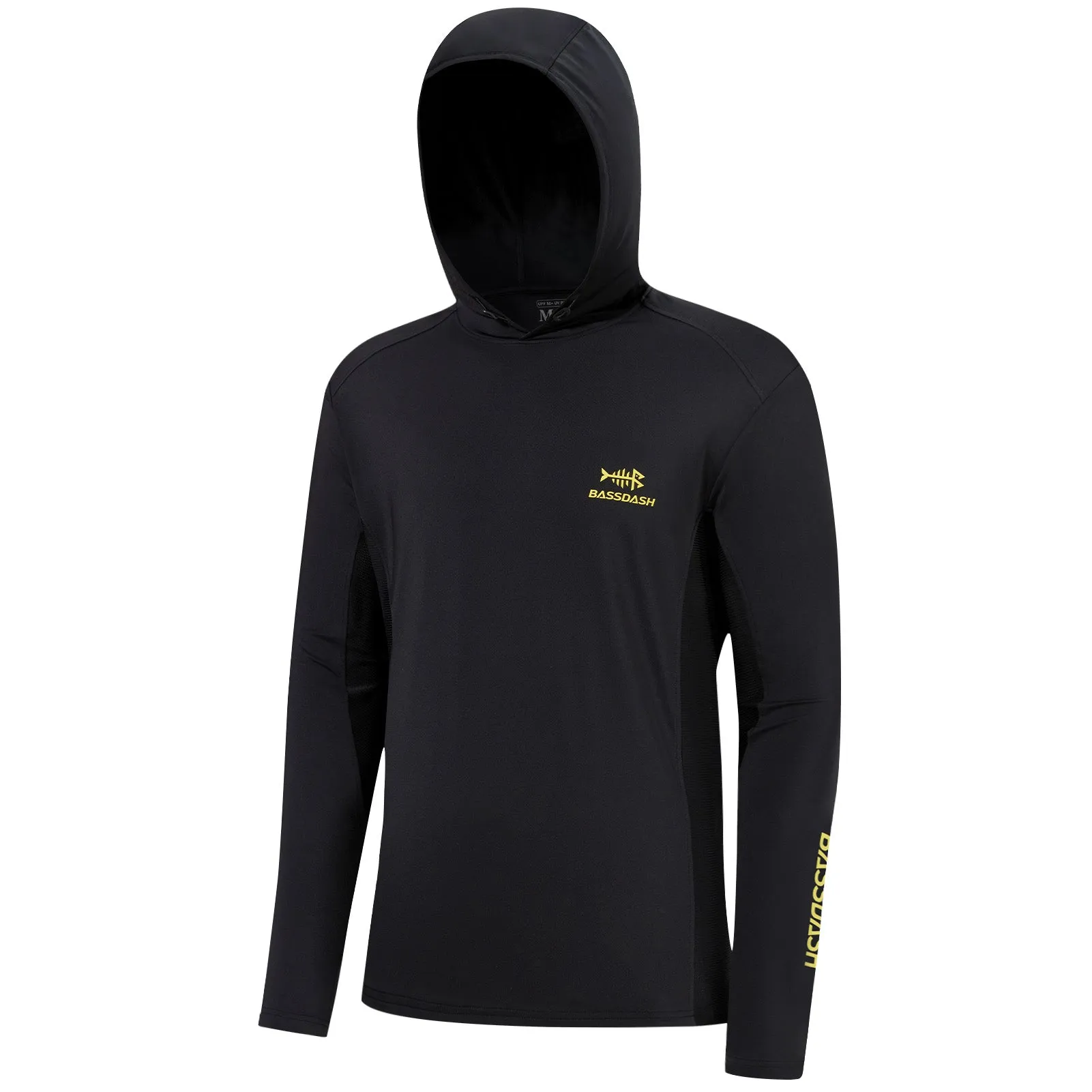 M’s UPF 50  Long Sleeve Hooded Shirts with Drawstring FS33M