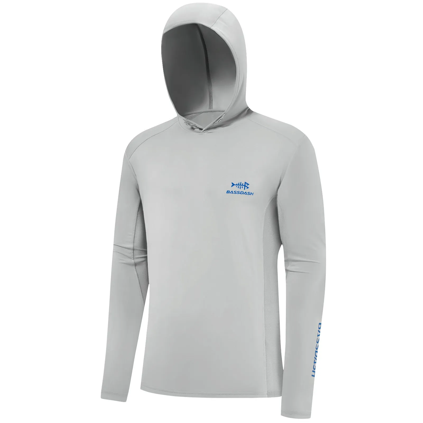 M’s UPF 50  Long Sleeve Hooded Shirts with Drawstring FS33M