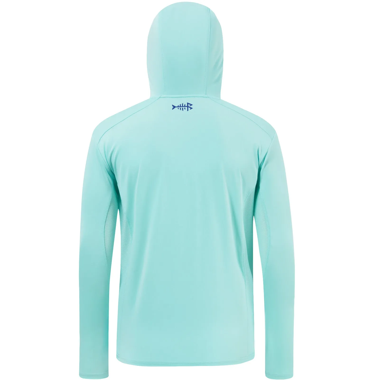 M’s UPF 50  Long Sleeve Hooded Shirts with Drawstring FS33M