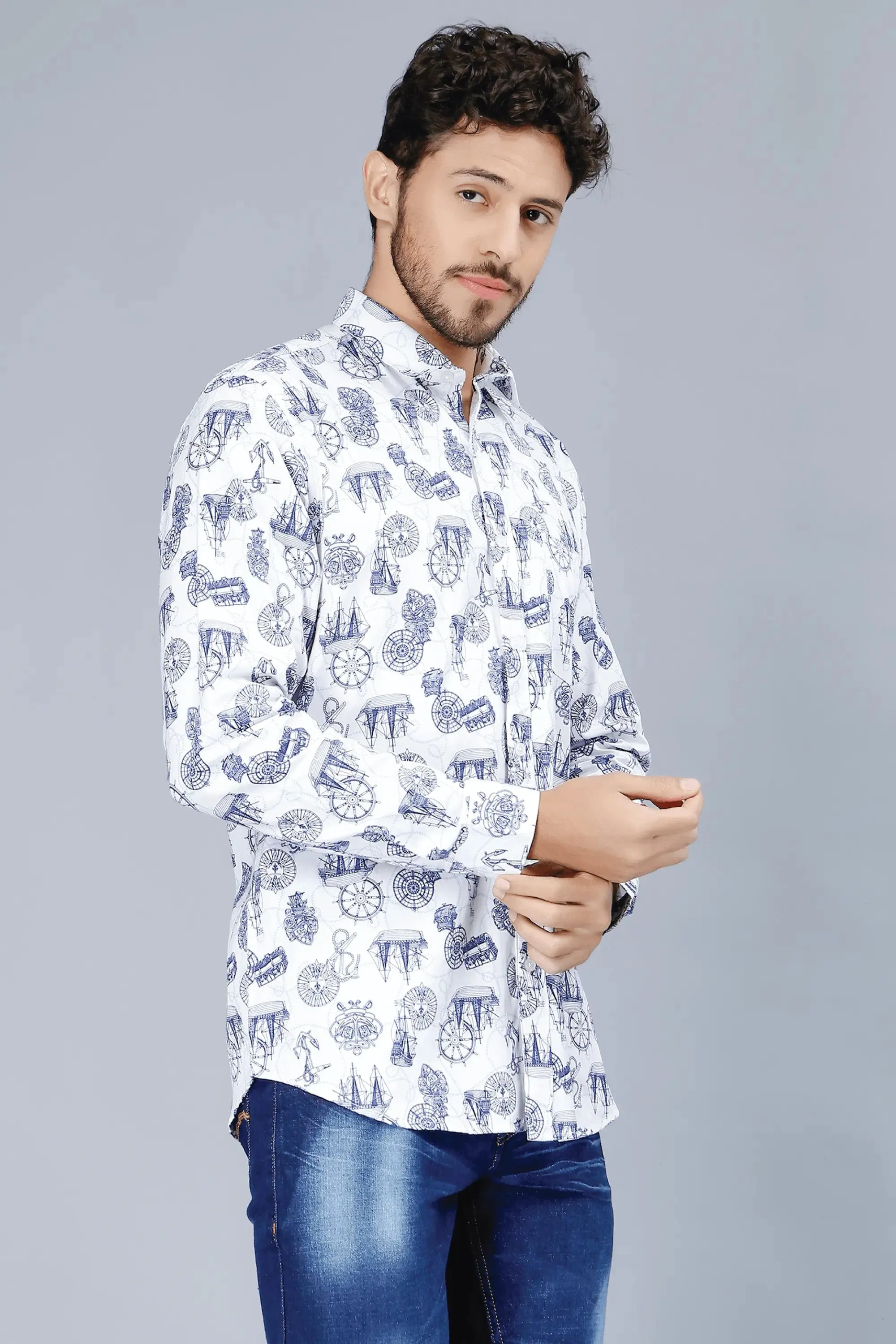 Multi Color Stylish Cotton Casual Shirt
