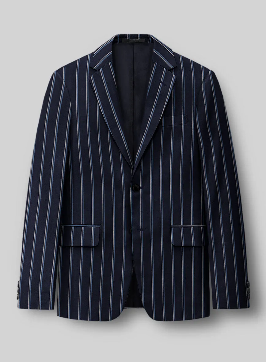 Napolean Vanda Navy Blue Wool Suit