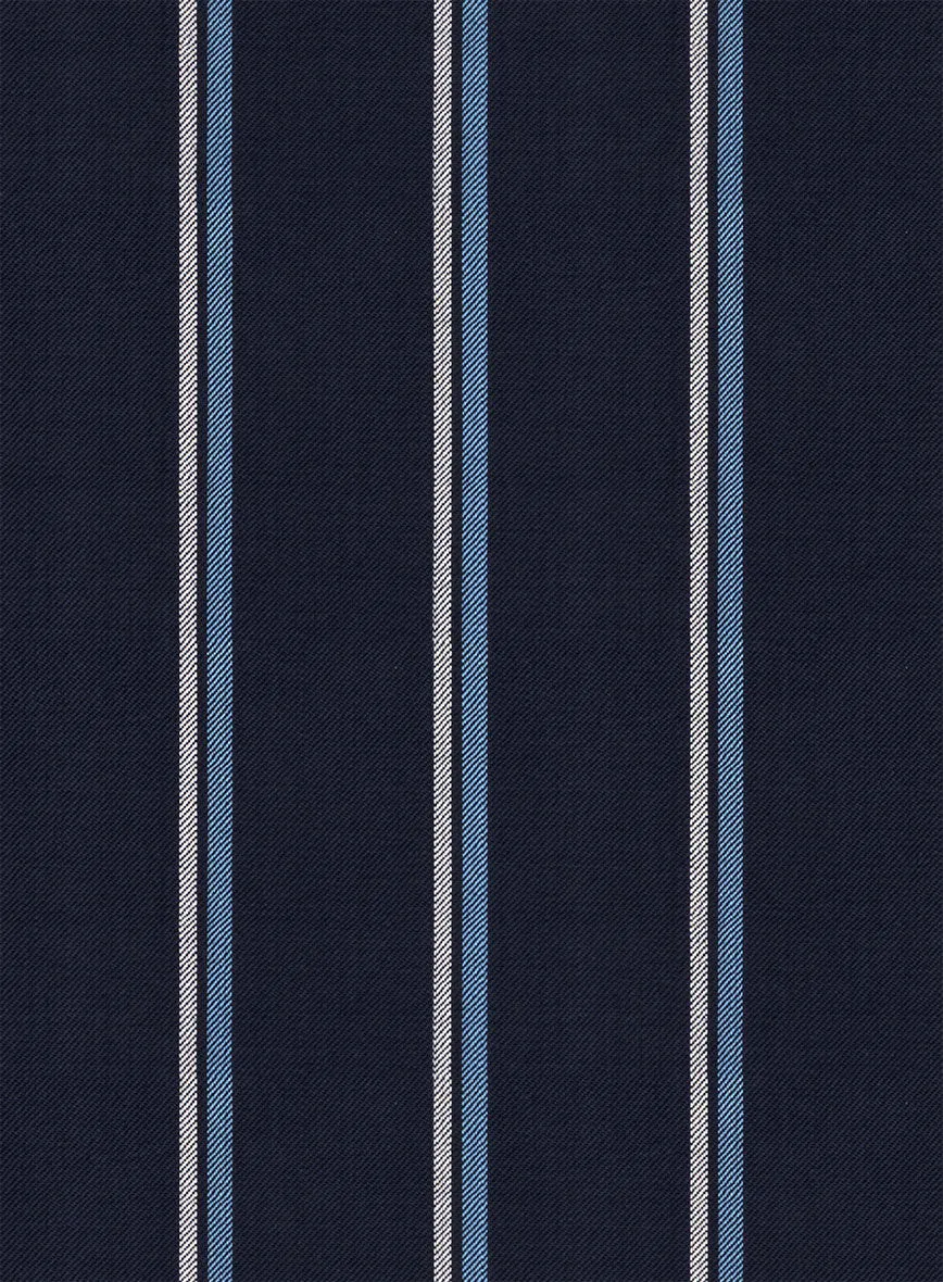 Napolean Vanda Navy Blue Wool Suit