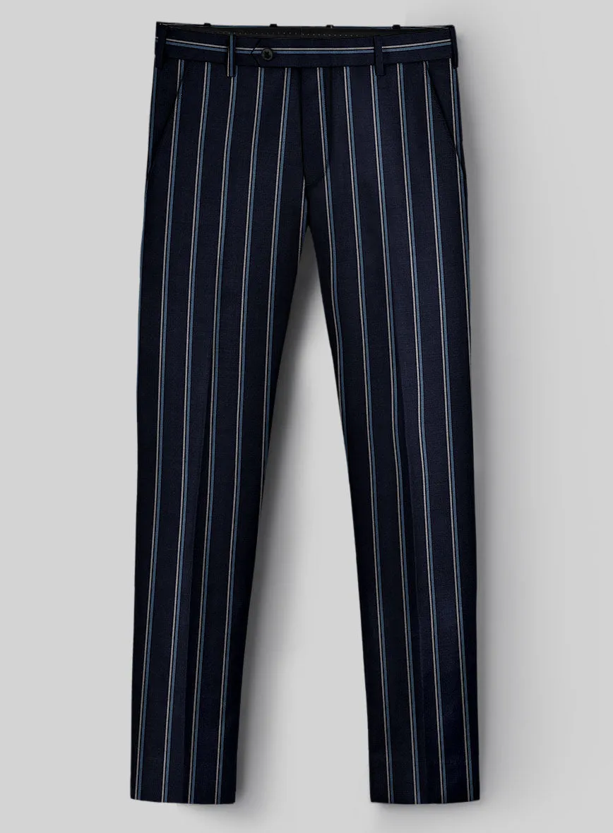 Napolean Vanda Navy Blue Wool Suit