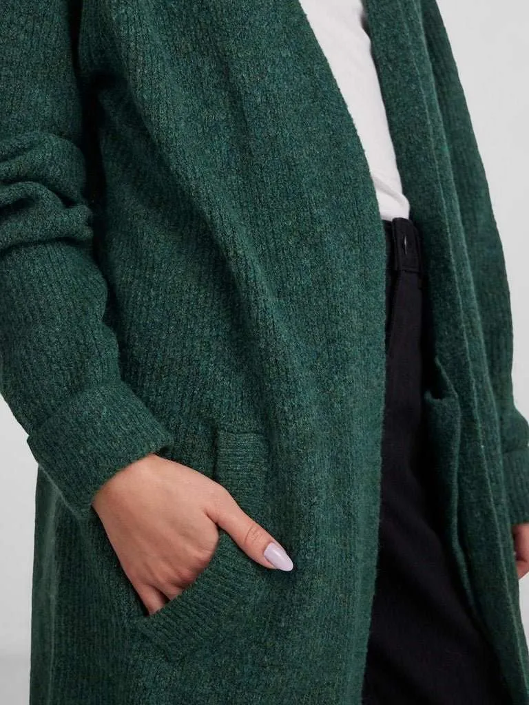 Pcellen Ls Long Knit Cardigan Noos