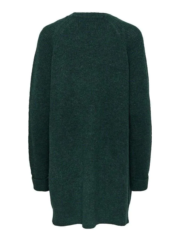 Pcellen Ls Long Knit Cardigan Noos